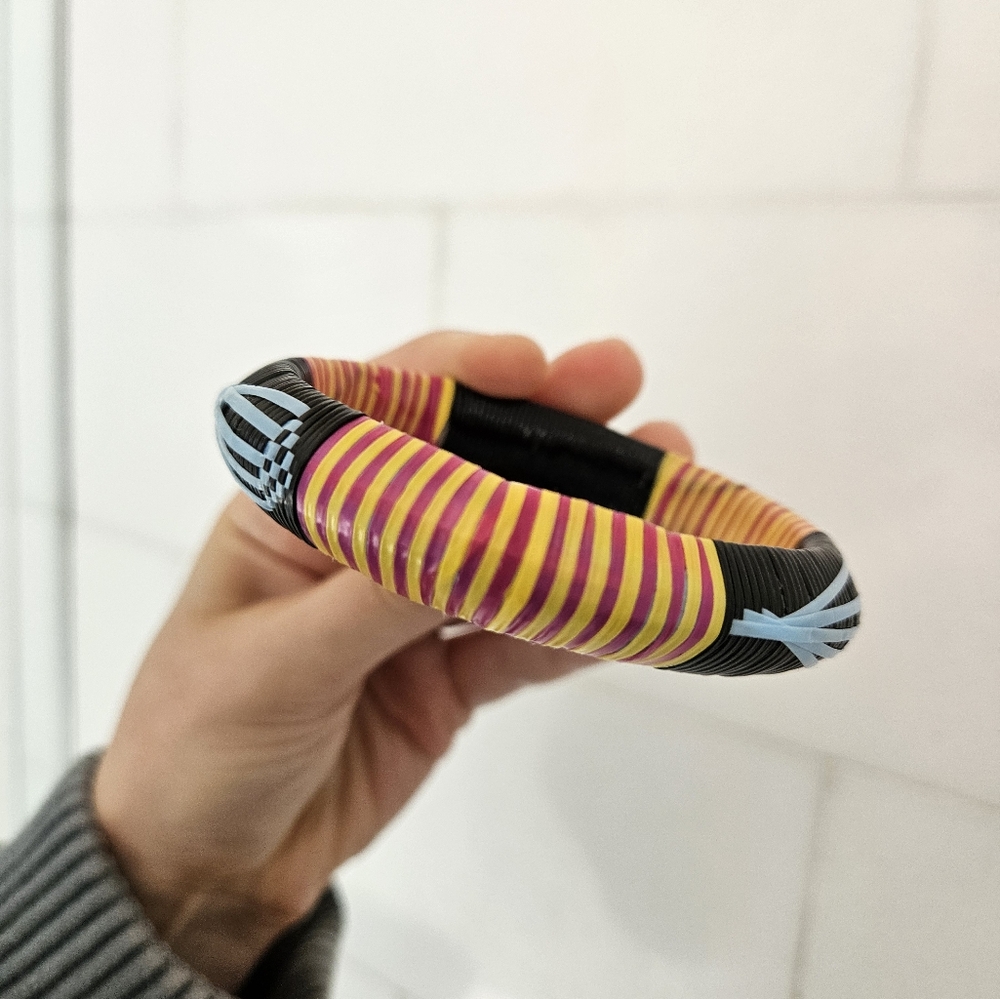 Lynne Goldman Colorful Woven Bracelet Bangle